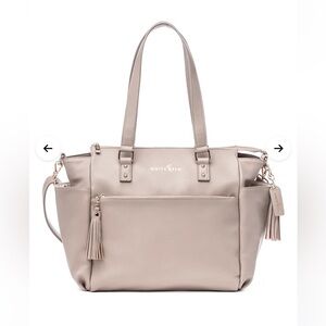 White Elm GEMINI CONVERTIBLE BACKPACK - TAUPE